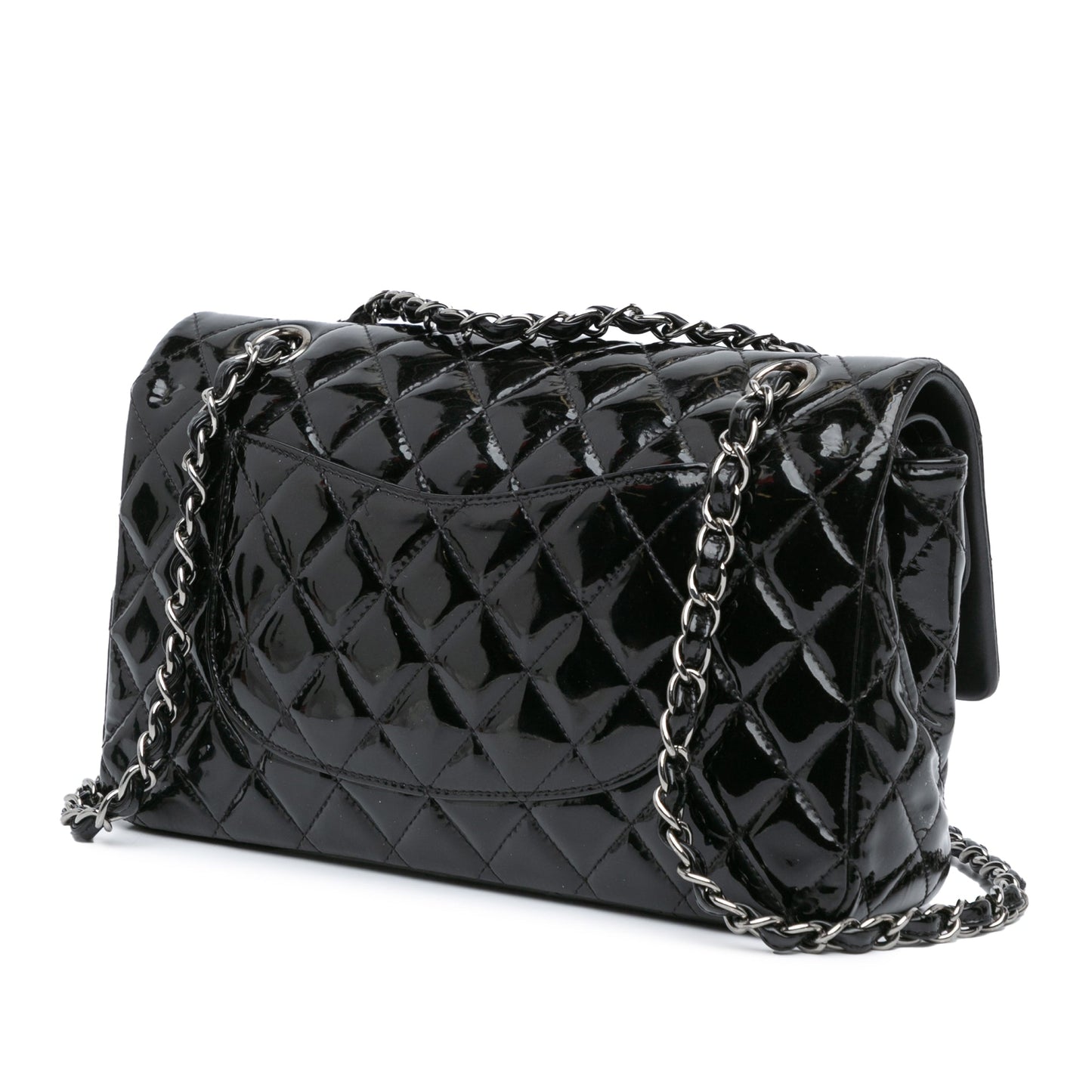 Chanel Sac Medium Classic Patent Double Flap