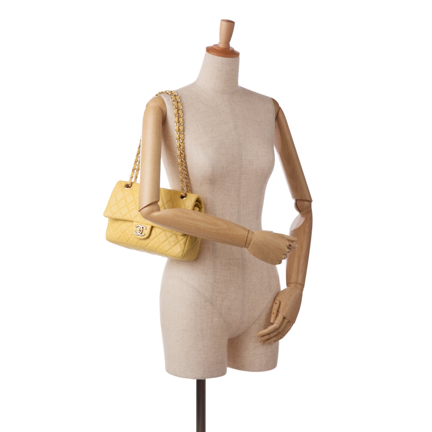 Chanel Sac Medium Classic Double Stitch Calfskin Double Flap