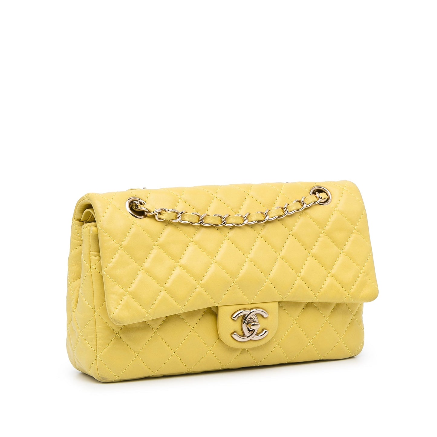 Chanel Sac Medium Classic Double Stitch Calfskin Double Flap
