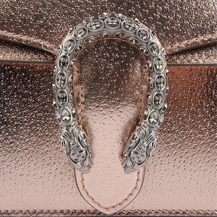 (WMNS) Gucci SS21 DionysusSeriesSingleShoulderMessengerChain Rose Golden 499623-1TRBR-8373