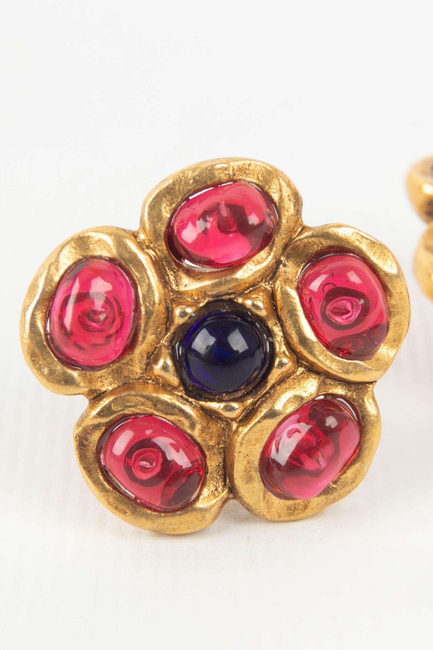 Boucles d'oreilles fleurs Chanel
