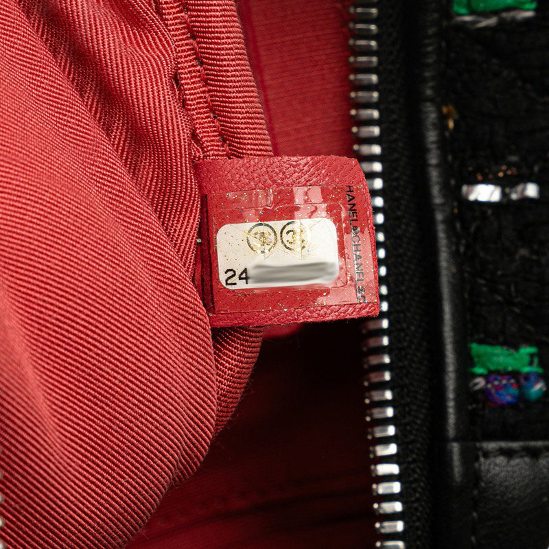 Chanel Tweed Leather Waist Bag