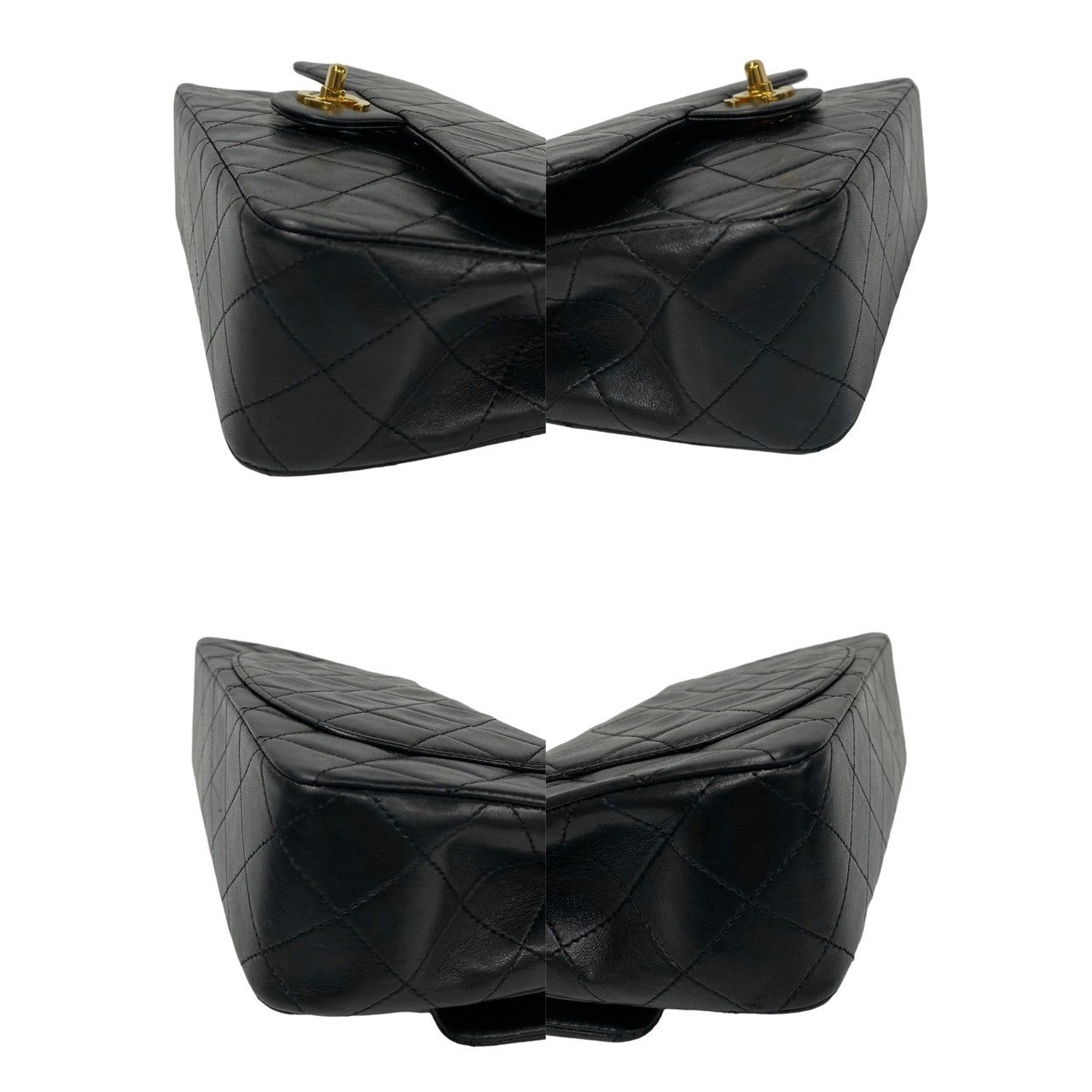 Chanel Classic Small Double Flap Bag Leather Crossbody Bag