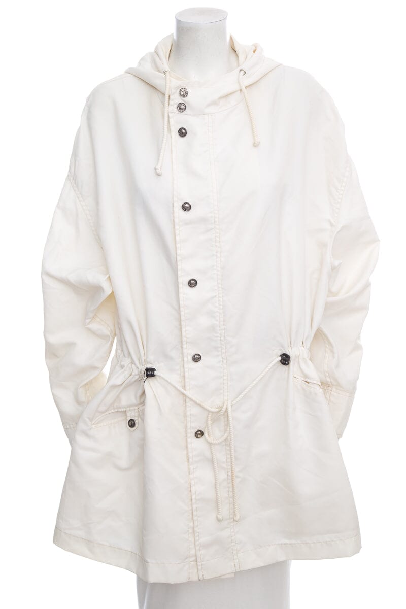 Chanel Boutique Ivory Wind Breaker Jacket