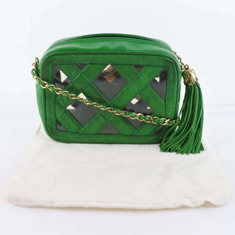 Chanel Leather Tassel Crossbody Bag Leather Crossbody Bag in New Condition