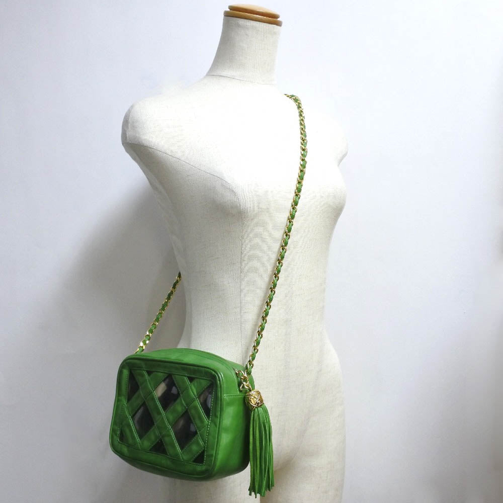 Chanel Leather Tassel Crossbody Bag Leather Crossbody Bag in New Condition