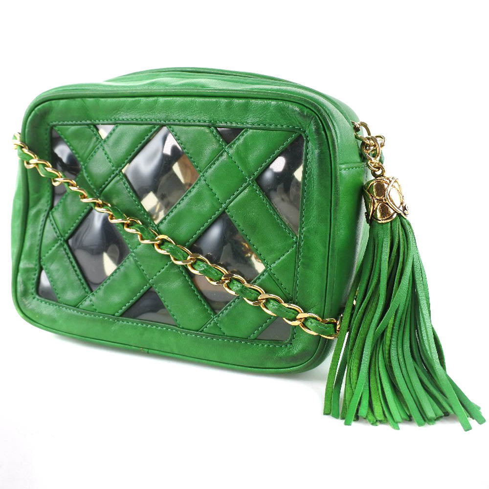 Chanel Leather Tassel Crossbody Bag Leather Crossbody Bag in New Condition