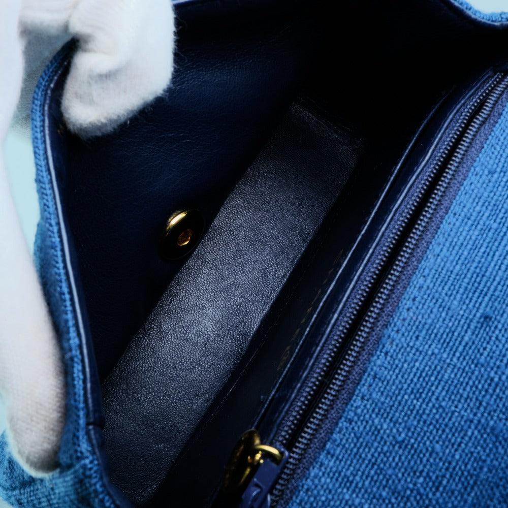 Chanel Mini Denim Single Flap Bag Denim Crossbody Bag