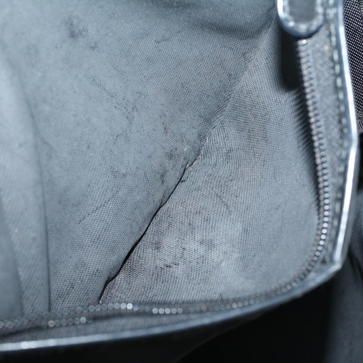 GUCCI Boston Bag Nylon 2way Black 56712