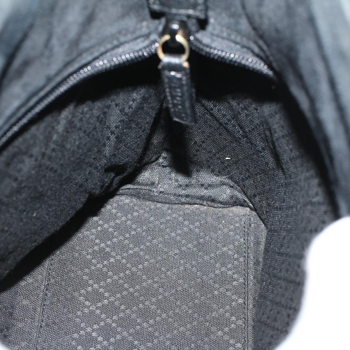 GUCCI Bamboo Hand Bag Suede Black 002 2058 0508 0 57181