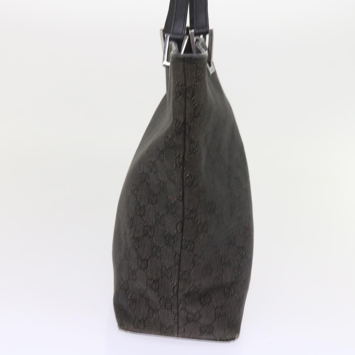 GUCCI GG Canvas Tote Bag Gray 31243 58485
