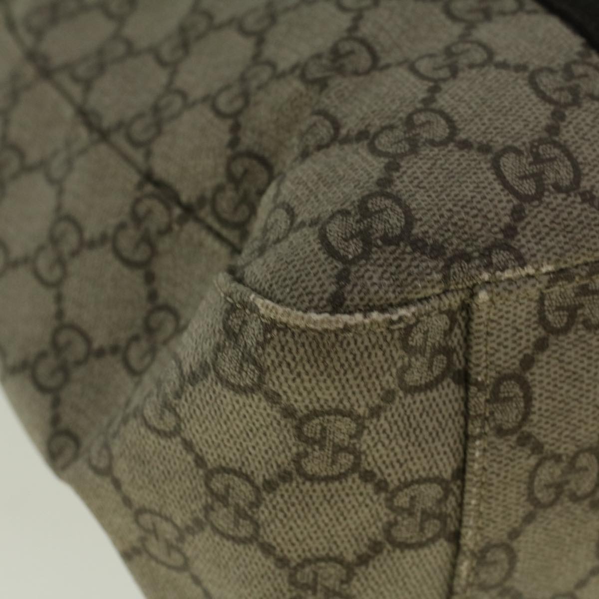GUCCI GG Canvas Tote Bag Coated Canvas Beige 141624 58802