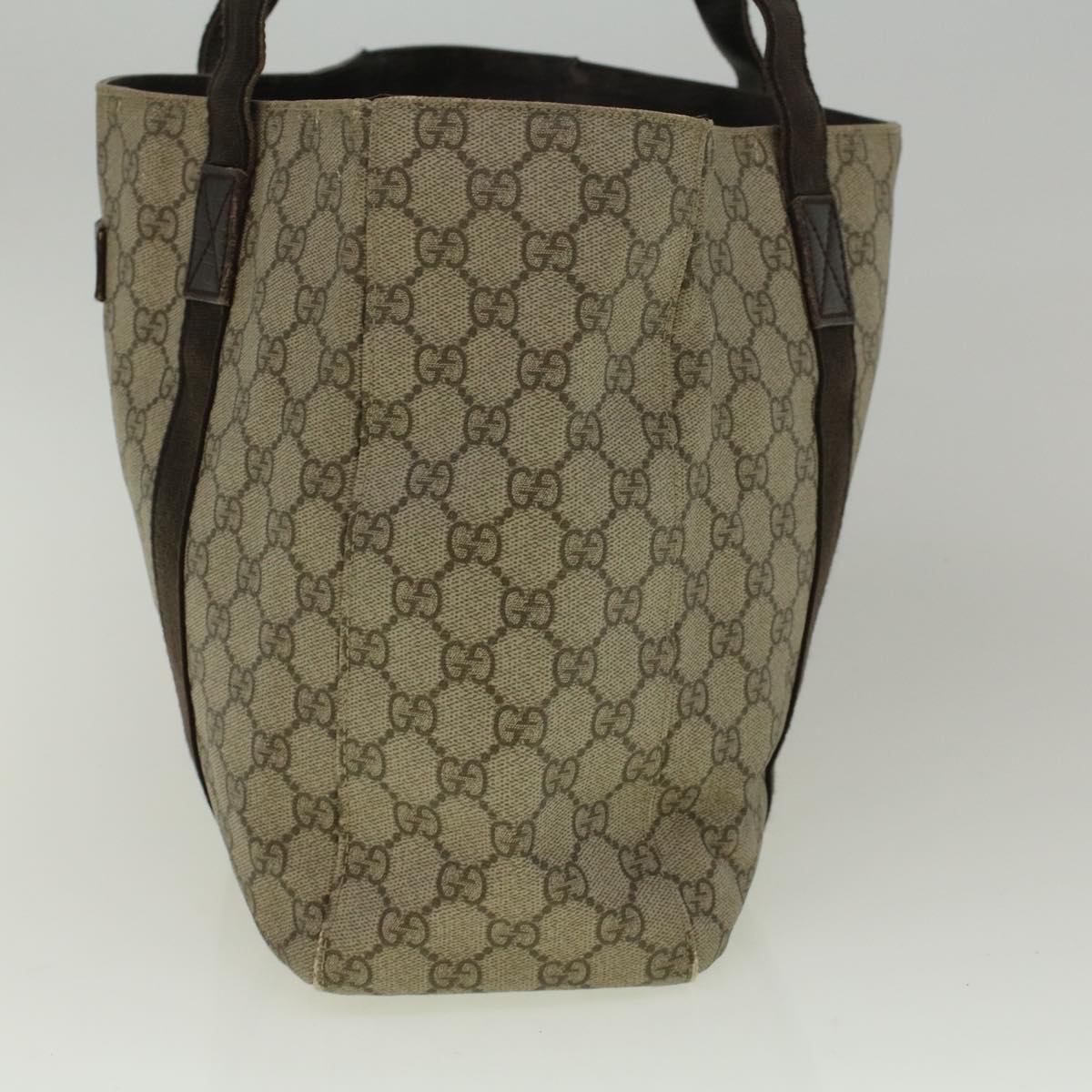 GUCCI GG Canvas Tote Bag Coated Canvas Beige 141624 58802