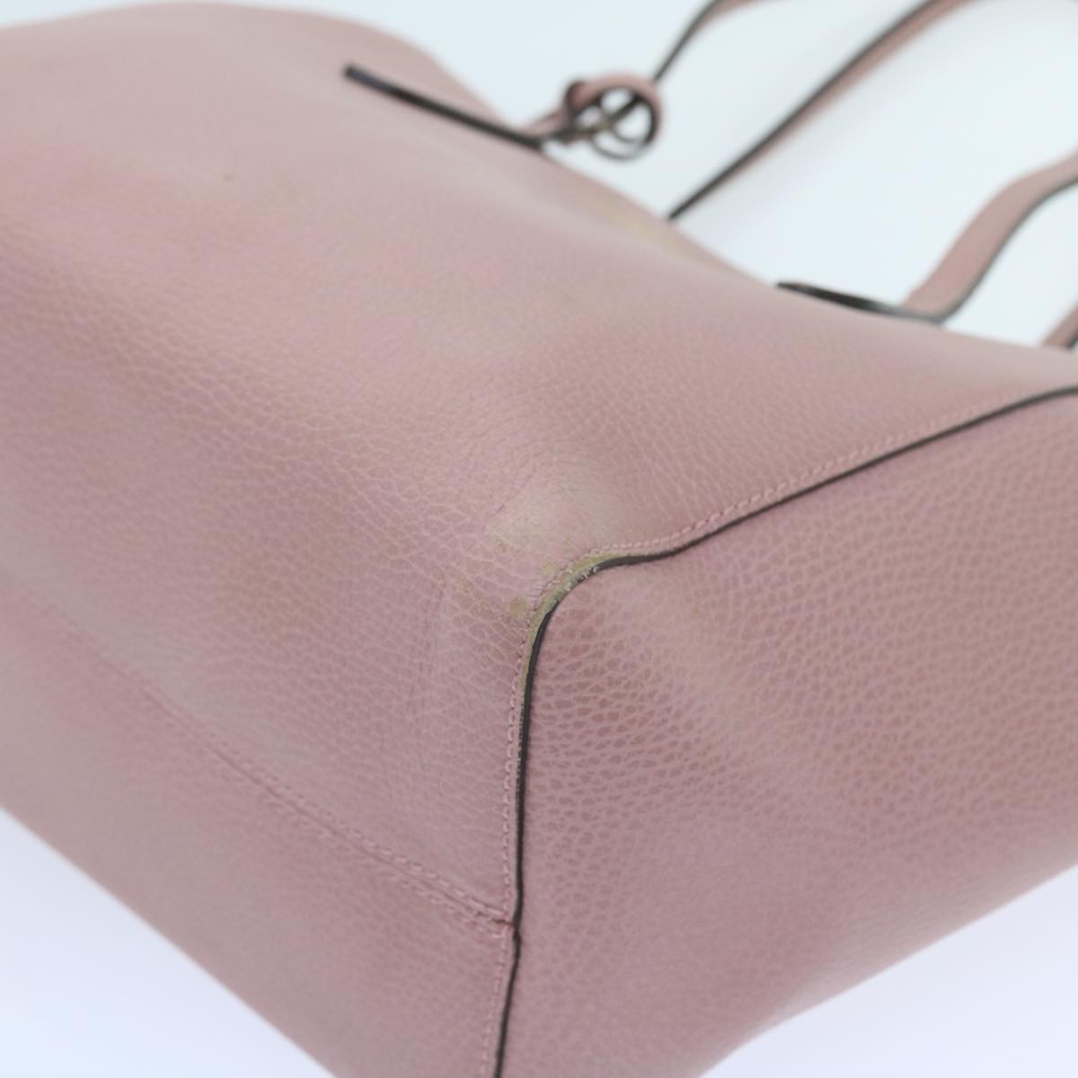 GUCCI Tote Bag Leather Pink 354408 59060