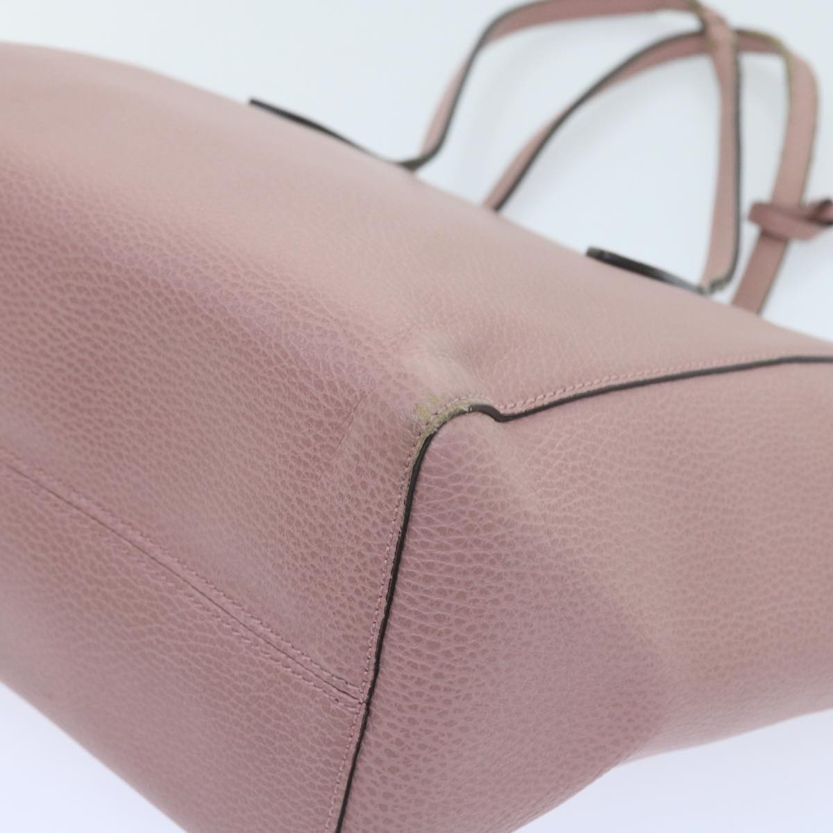 GUCCI Tote Bag Leather Pink 354408 59060