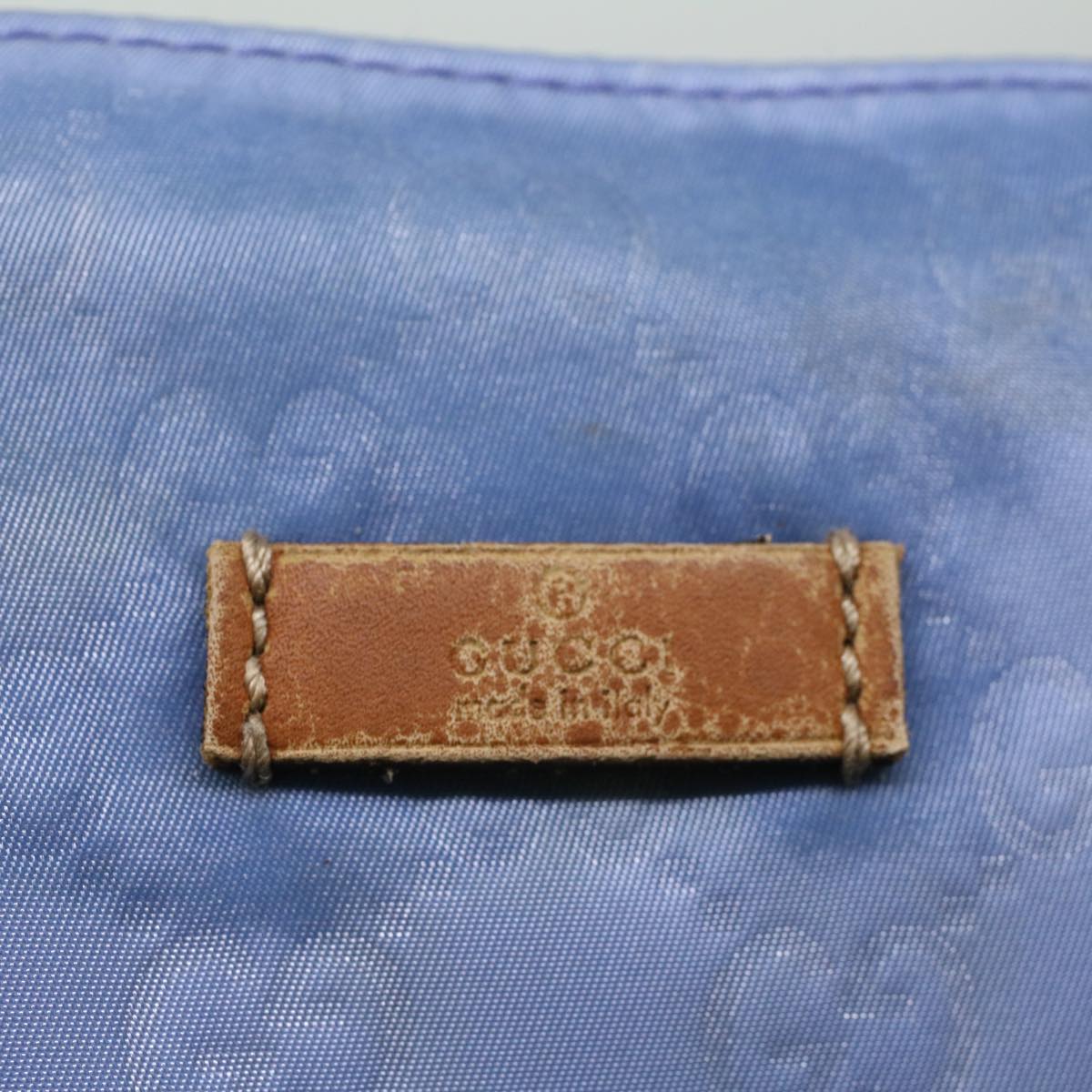 GUCCI GG Canvas Tote Bag Blue 295252 59064