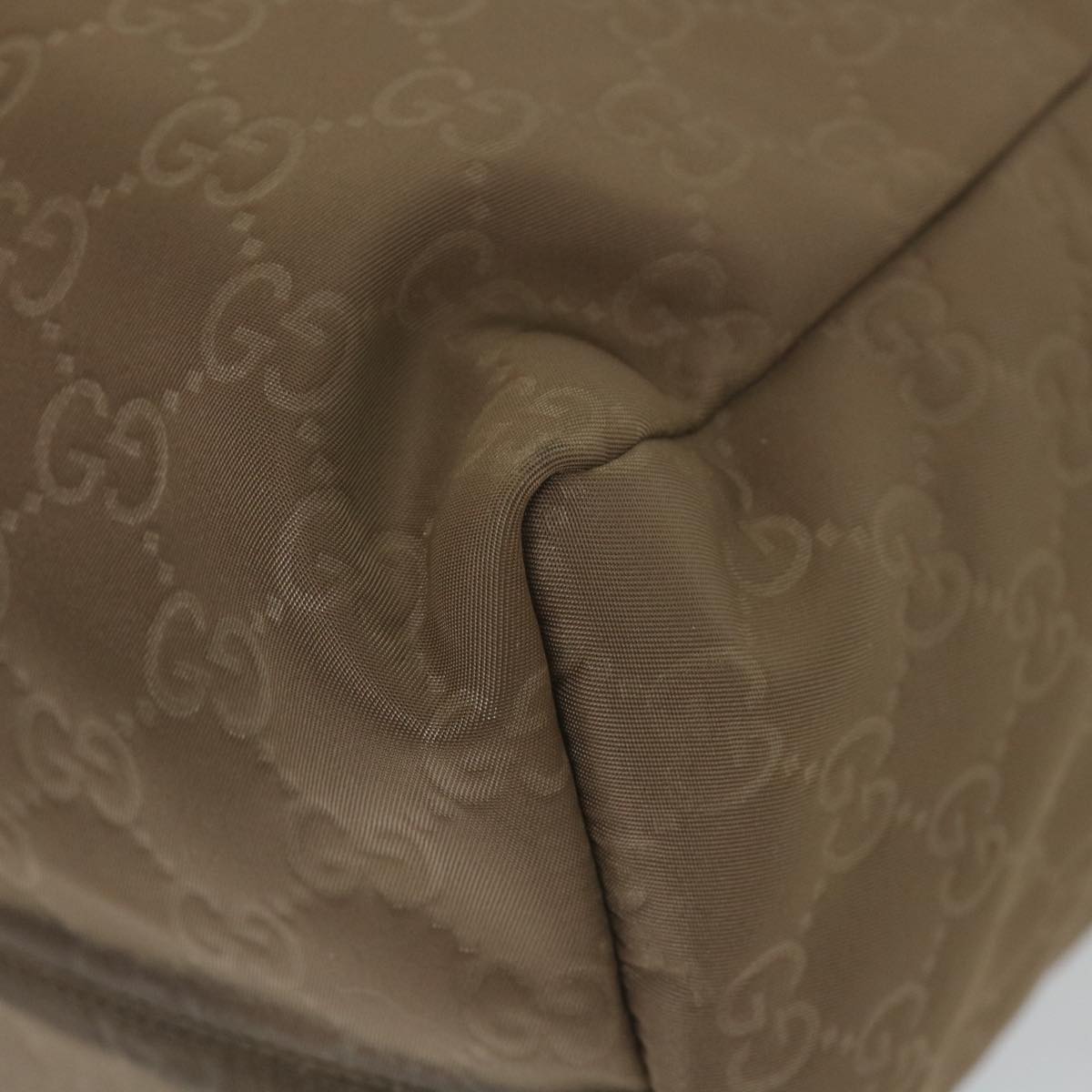 GUCCI GG Canvas Tote Bag Brown 282439 59465