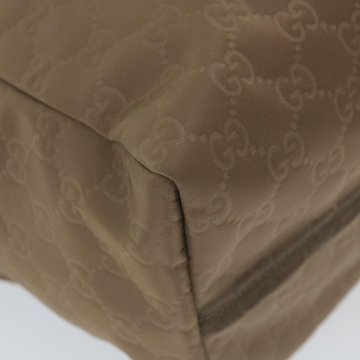 GUCCI GG Canvas Tote Bag Brown 282439 59465