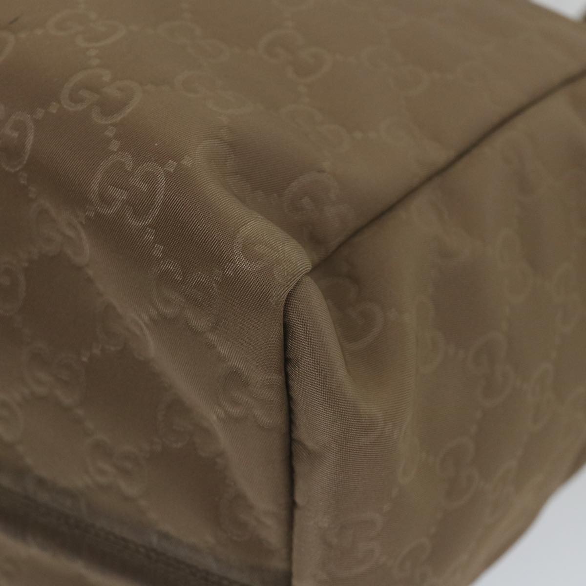 GUCCI GG Canvas Tote Bag Brown 282439 59465