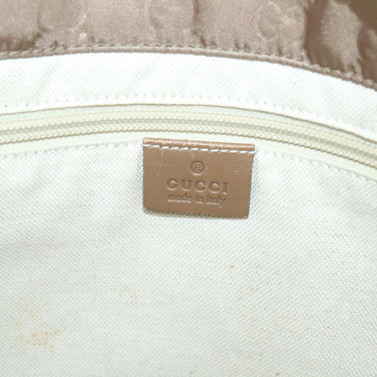 GUCCI GG Canvas Tote Bag Brown 282439 59465