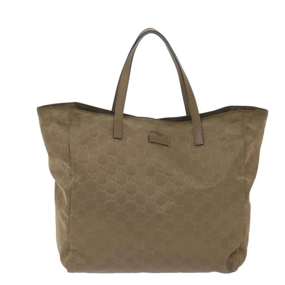 GUCCI GG Canvas Tote Bag Brown 282439 59465