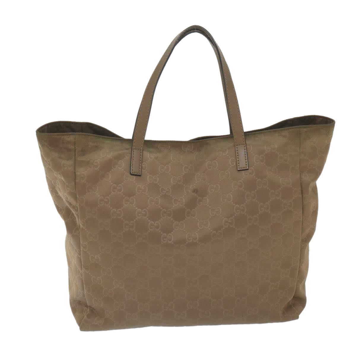 GUCCI GG Canvas Tote Bag Brown 282439 59465