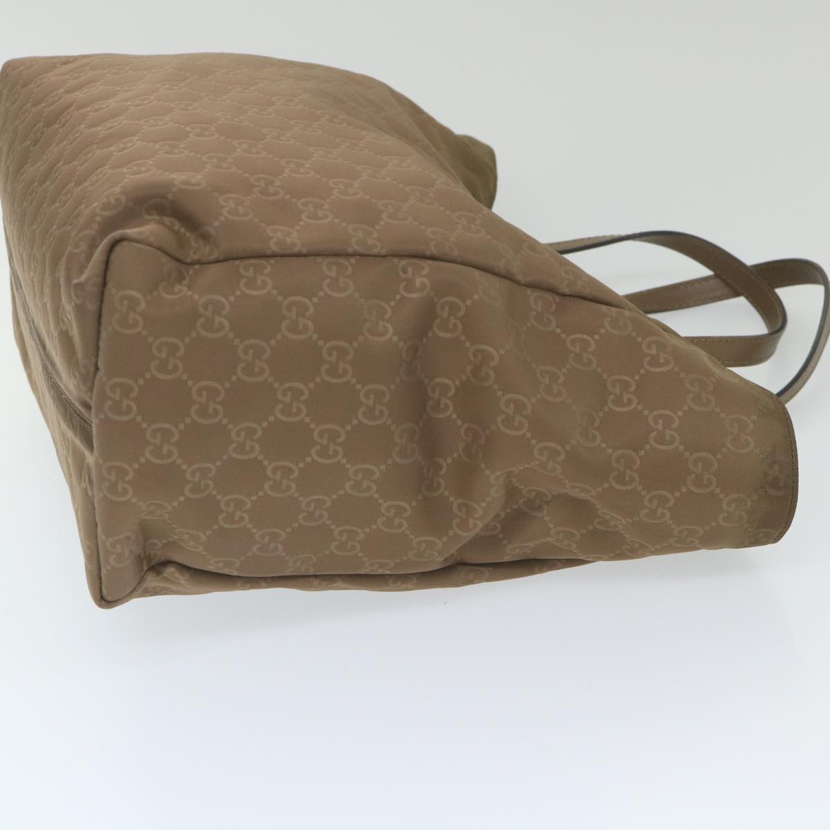 GUCCI GG Canvas Tote Bag Brown 282439 59465