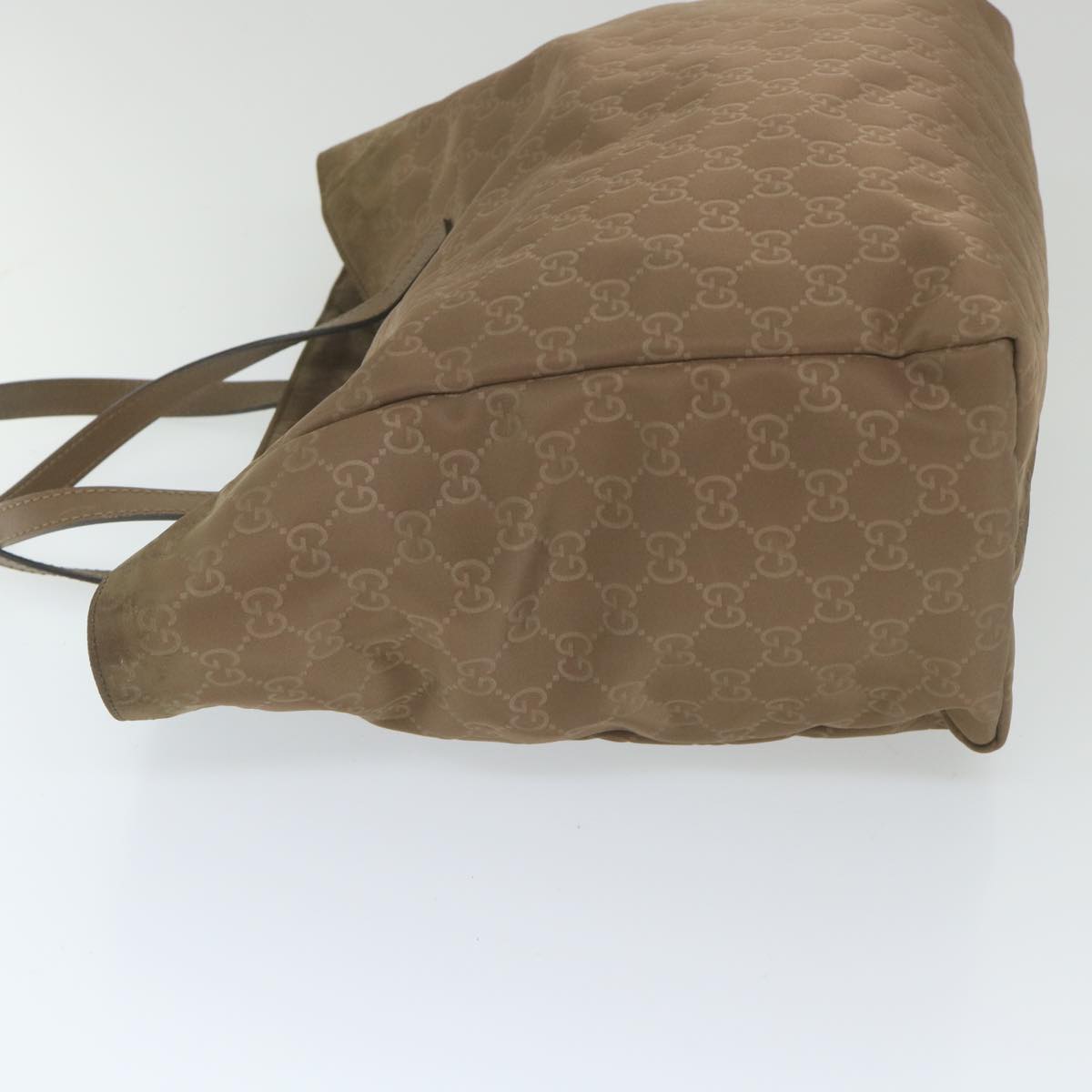 GUCCI GG Canvas Tote Bag Brown 282439 59465