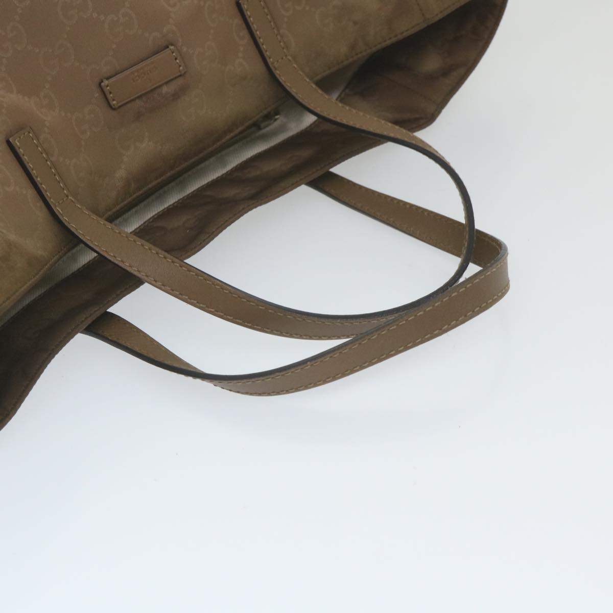 GUCCI GG Canvas Tote Bag Brown 282439 59465