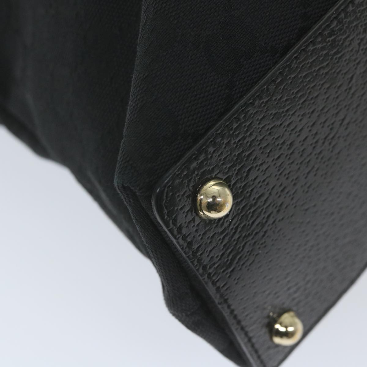 GUCCI GG Canvas Tote Bag Black 120837 59482