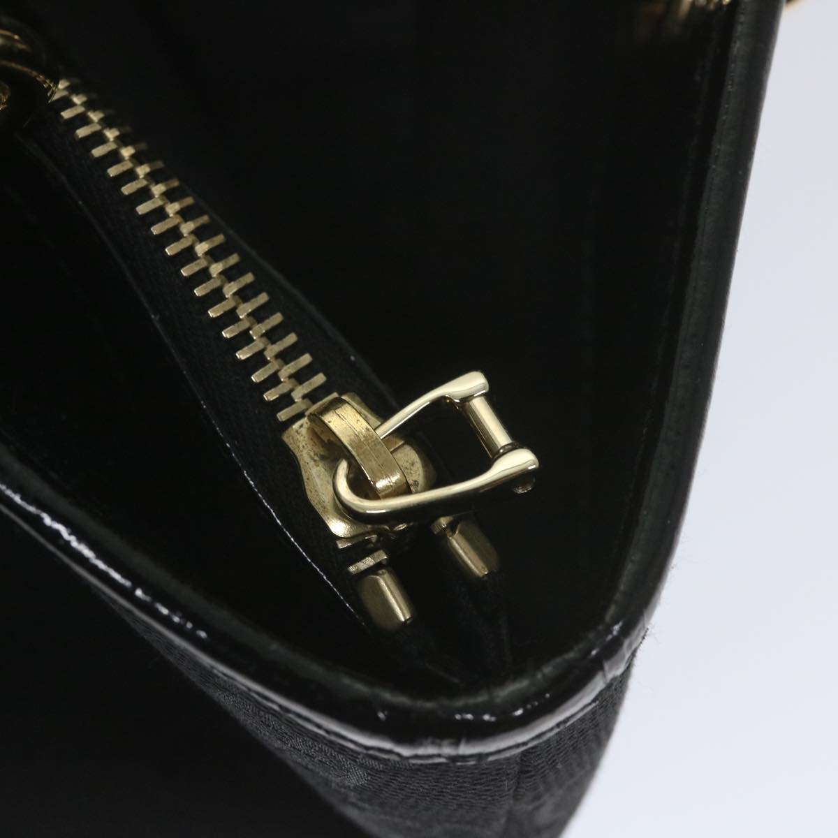 GUCCI GG Canvas Tote Bag Black 120837 59482
