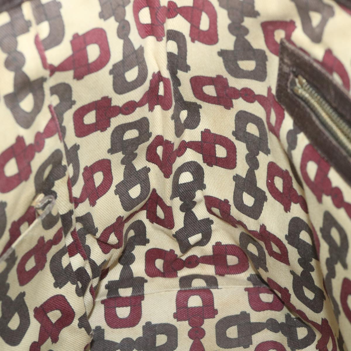 GUCCI GG Canvas Web Sherry Line Tote Bag Beige Red Green 137396 59566