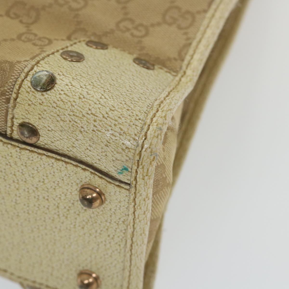 GUCCI GG Canvas Tote Bag Beige 124260 59692