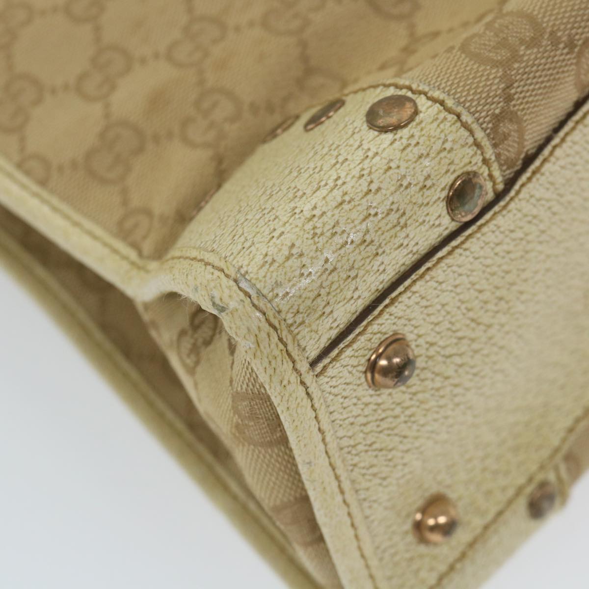 GUCCI GG Canvas Tote Bag Beige 124260 59692