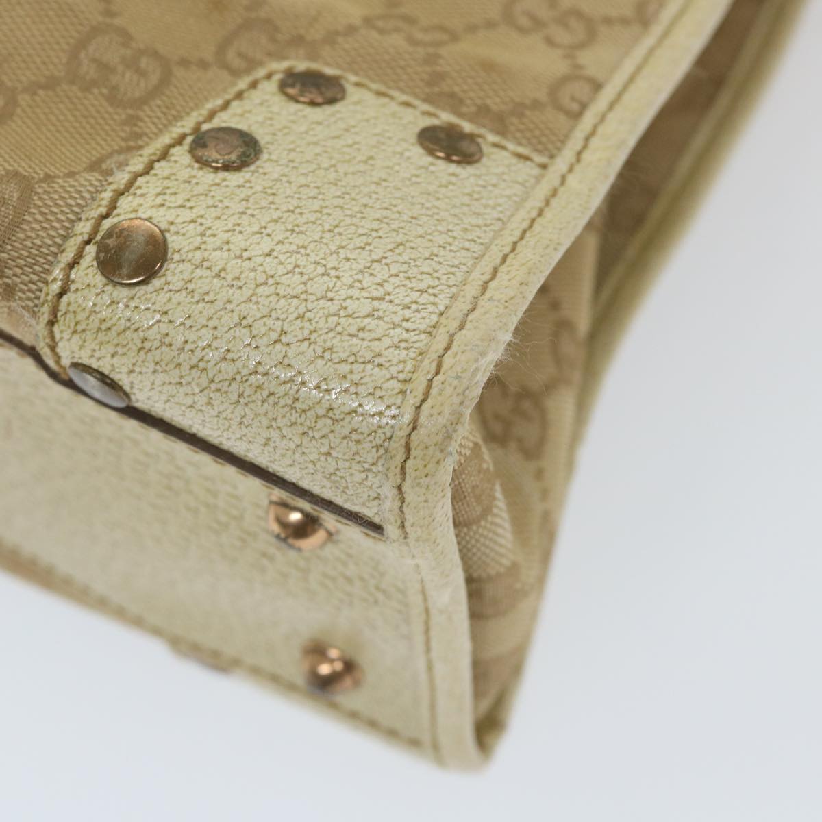 GUCCI GG Canvas Tote Bag Beige 124260 59692