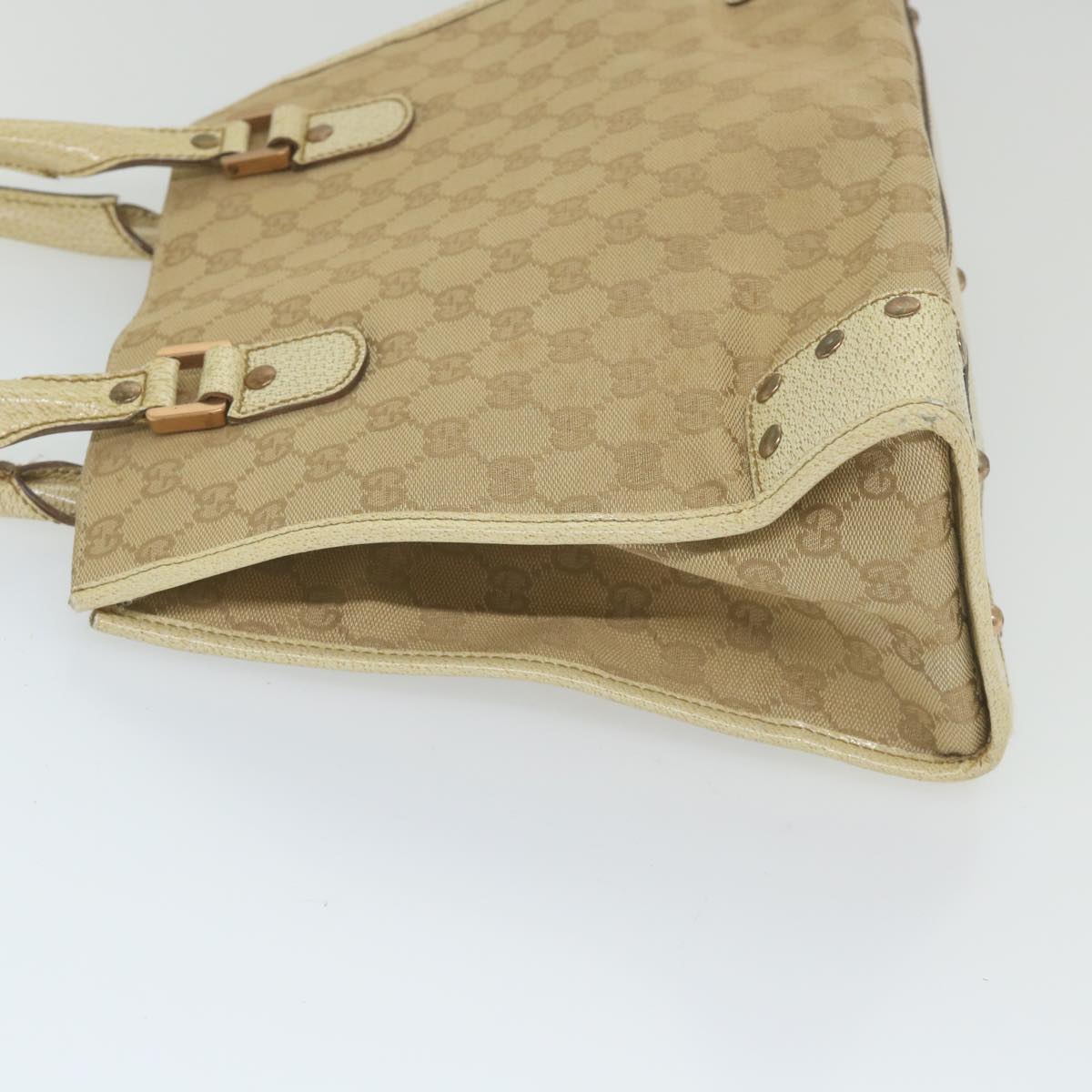 GUCCI GG Canvas Tote Bag Beige 124260 59692
