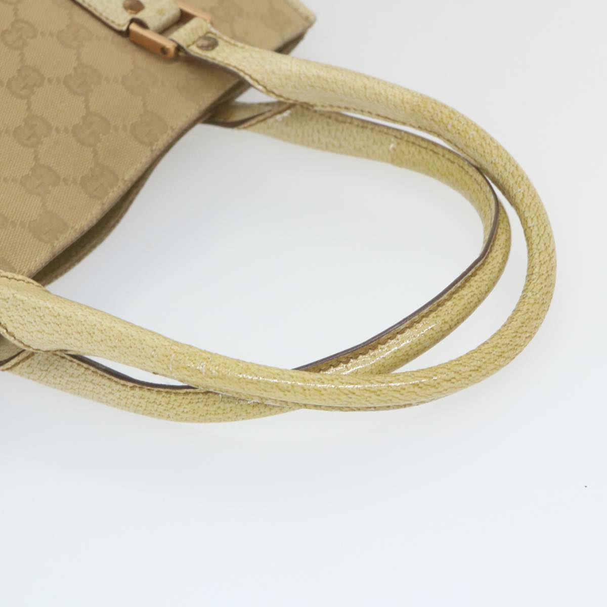 GUCCI GG Canvas Tote Bag Beige 124260 59692