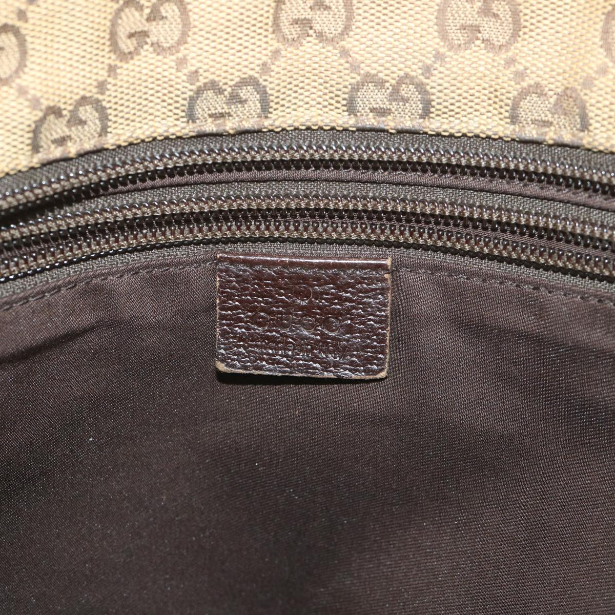 GUCCI GG Canvas Web Sherry Line Tote Bag Beige Red Green 131230 59707