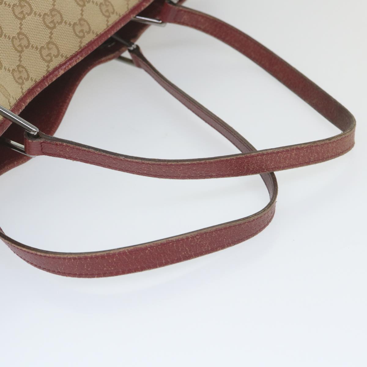 GUCCI GG Canvas Tote Bag Beige 120838 59708