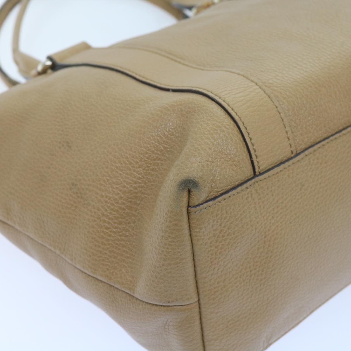 GUCCI Tote Bag Outlet Leather Beige 339548 59711