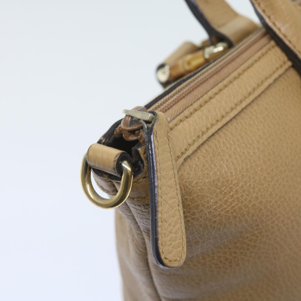 GUCCI Tote Bag Outlet Leather Beige 339548 59711