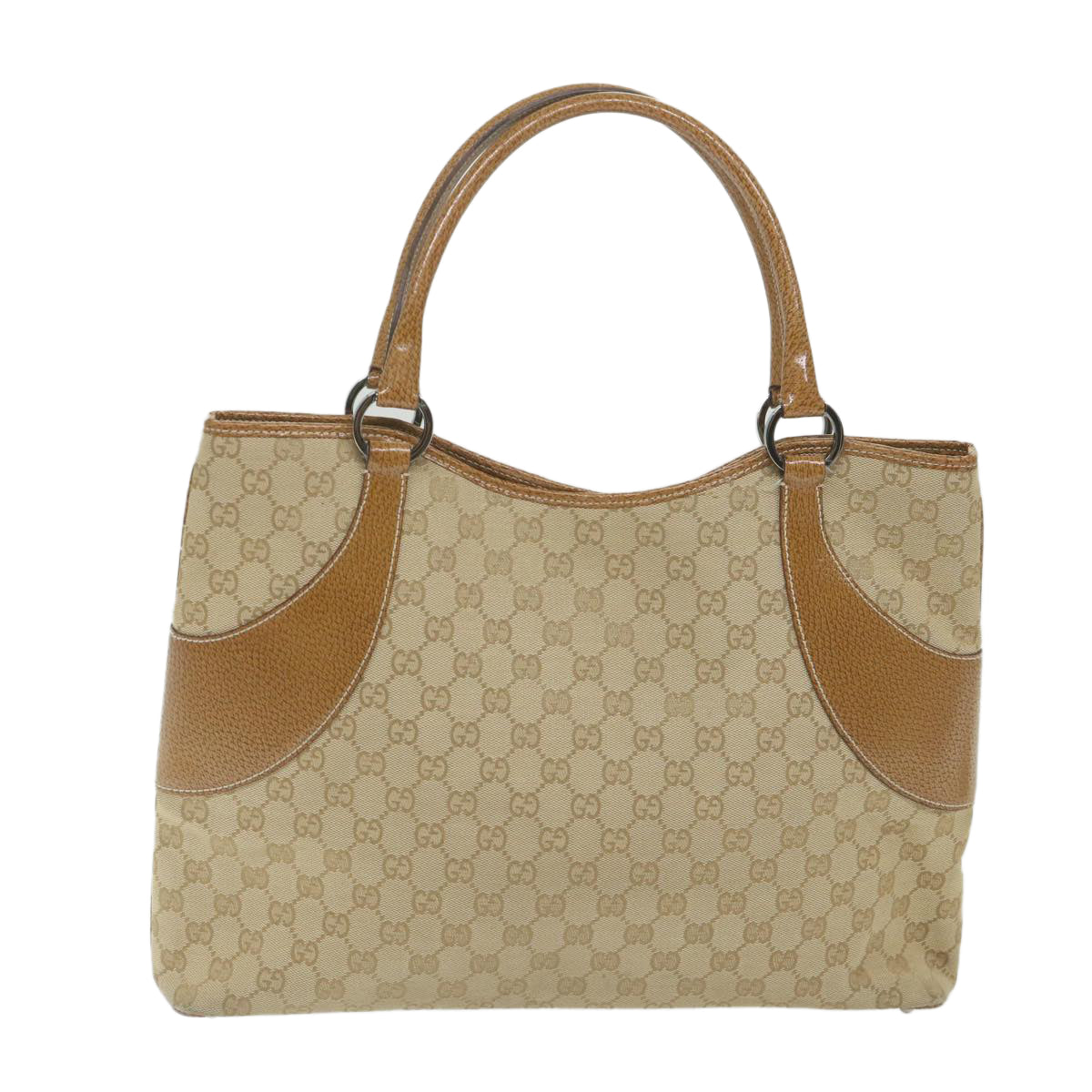 GUCCI GG Canvas Tote Bag Beige 113016 59864