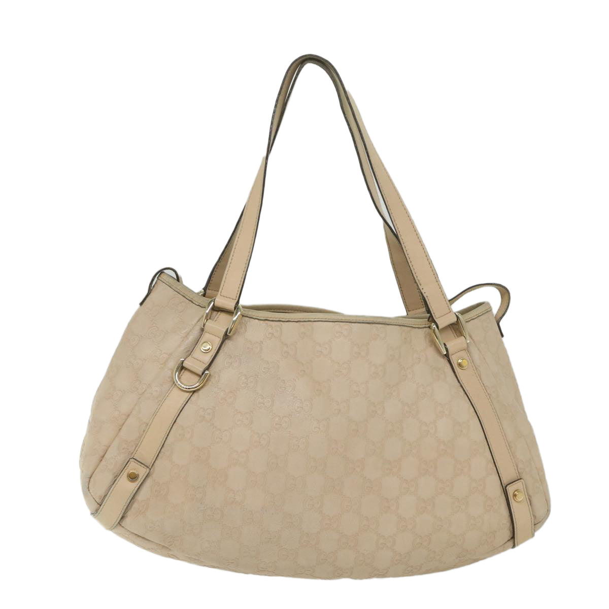GUCCI GG Canvas Guccissima Tote Bag Beige 130736 59963