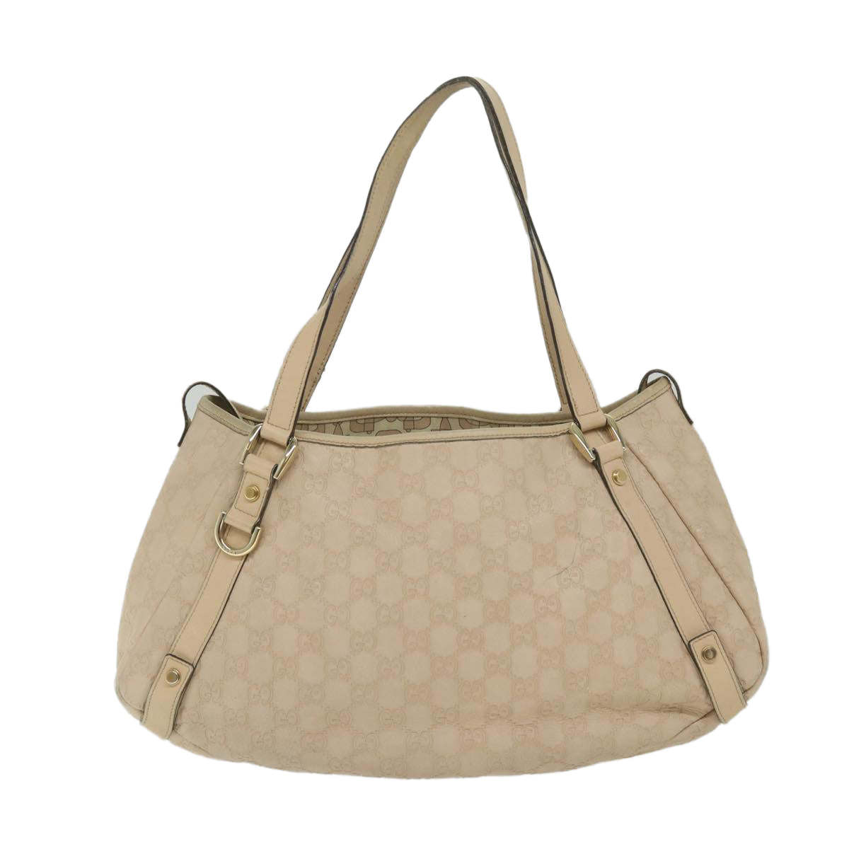 GUCCI GG Canvas Guccissima Tote Bag Beige 130736 59963