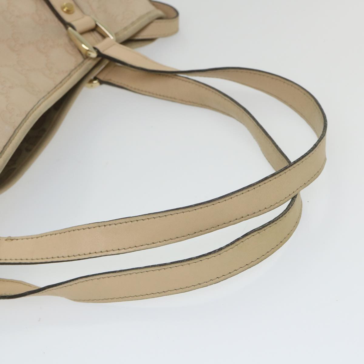 GUCCI GG Canvas Guccissima Tote Bag Beige 130736 59963
