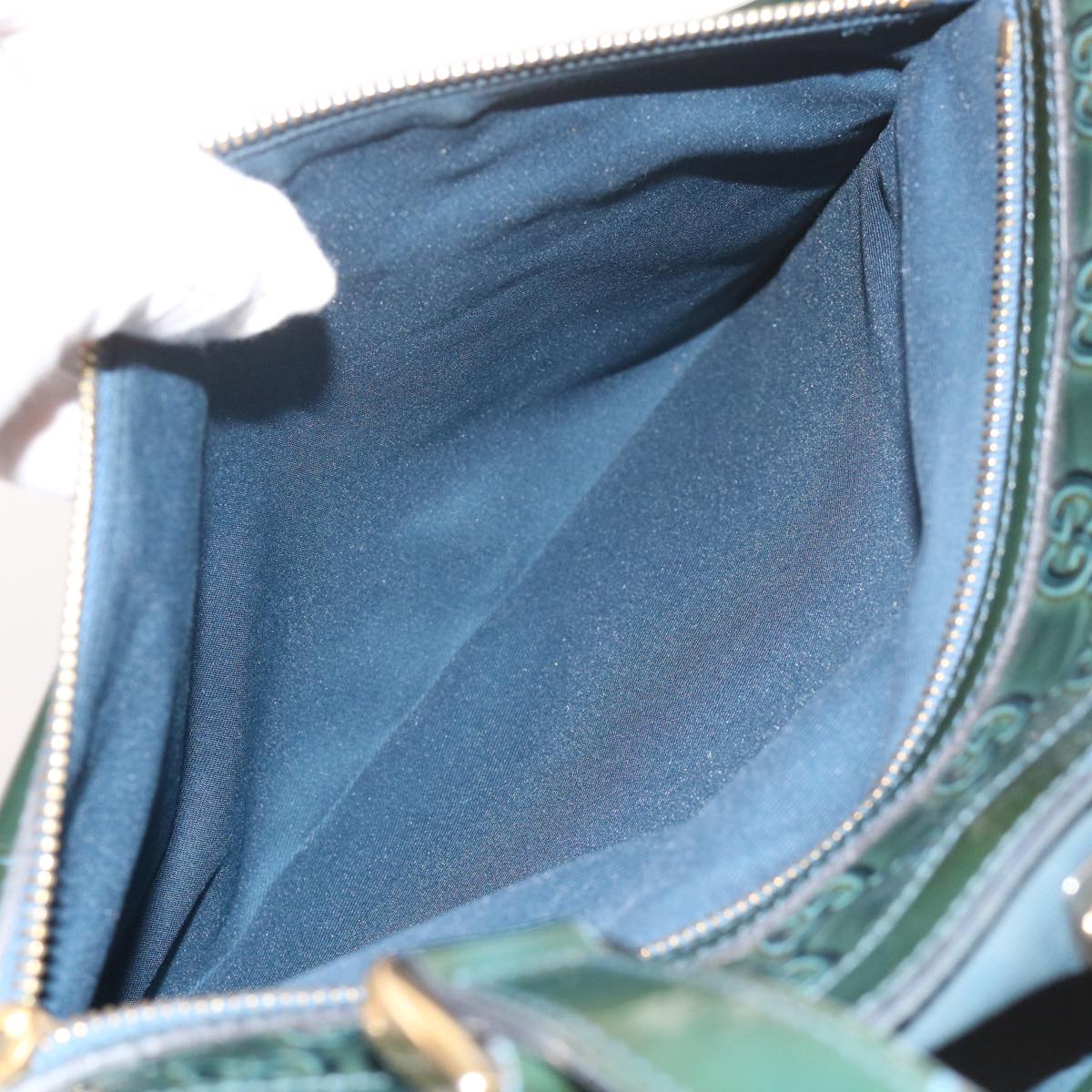 GUCCI GG Canvas Tote Bag Green 146247 59965
