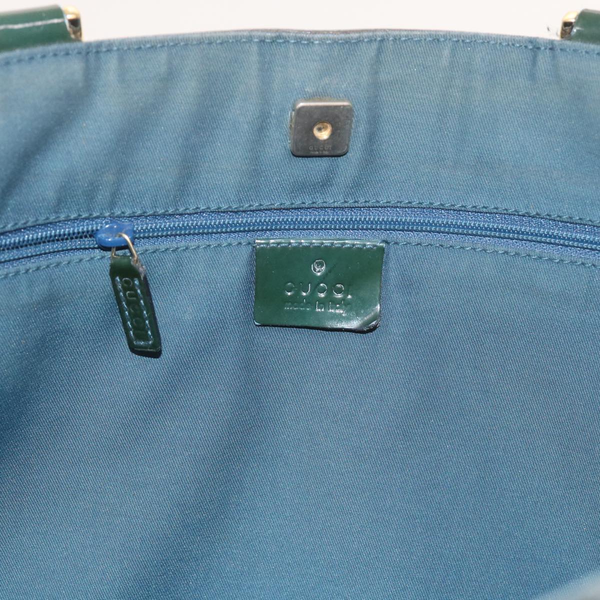 GUCCI GG Canvas Tote Bag Green 146247 59965