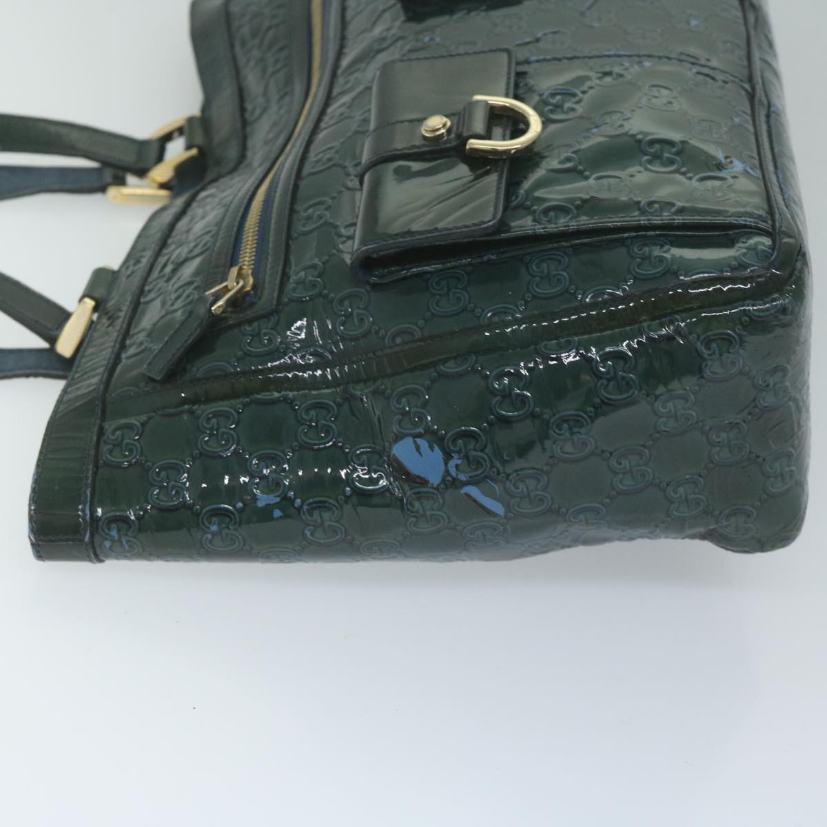 GUCCI GG Canvas Tote Bag Green 146247 59965