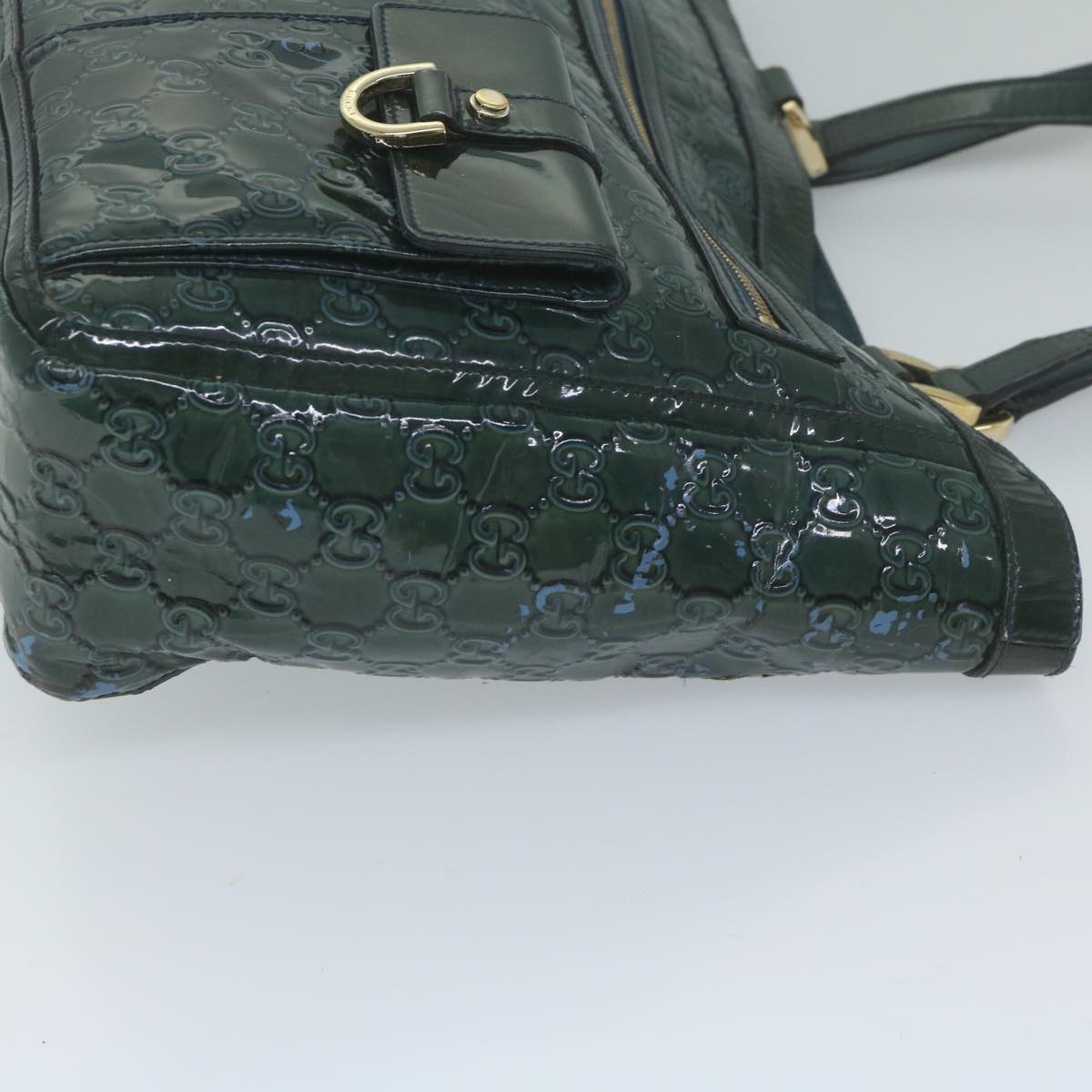 GUCCI GG Canvas Tote Bag Green 146247 59965