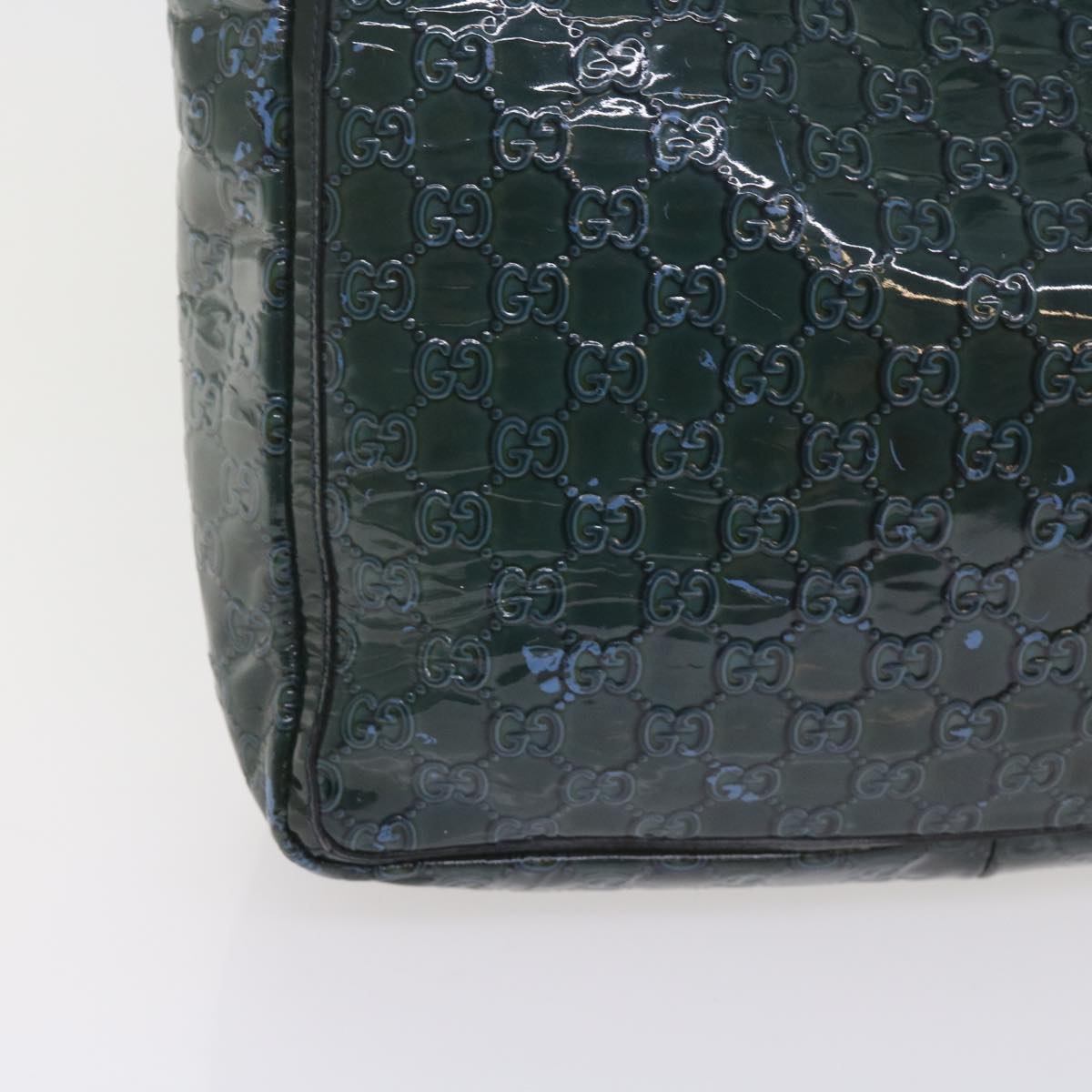 GUCCI GG Canvas Tote Bag Green 146247 59965